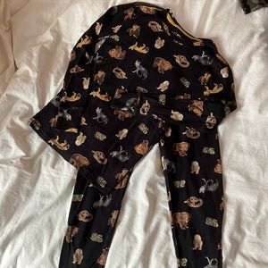 National Geographic animal print pajama set